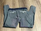 B Vertigo Full Seat Breeches Us Size 24  Gray Navy