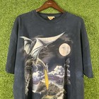 Vintage The Mountain Shirt Mens Xxxl Fire Breathing Dragon Tie Dye Usa Rare