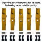 5pcs 6737322y Bobcat Bucket Teeth Bolt-on Flat-mount Pins For Skid Steer Loader