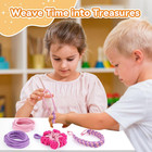 Prebox 10       Potholder Weaving Loom Kit Refill 10 Inches  Loops - Basic