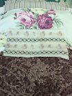 Antique Romantic Fabric Lot Lavender 1900-40 French Cotton Barkcloth Linen Lotb