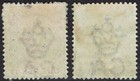 Trinidad 1883 Qv 1d And 2  d