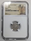 Raymond V France Provence Ngc Ms-61 Silver Denier Knights Templar Crusader