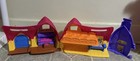 Fisher-price Little People Disney Snow White Cottage 7 Dwarfs Complete Works
