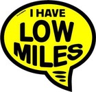 Ez Line Oval Windshield Decals 12pc Car Dealer Marketing Stickers Low Miles