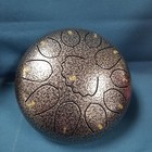 11 Note Steel Drum Tongue Handpan Kit In Case Black