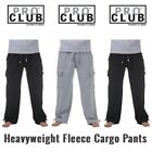 Pro Club Men s Heavyweight Fleece Cargo Sweatpants S-4xl