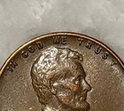 Rare 1944 Wheat Penny Error No Mint Mark    l    In Liberty Rim Error Cent Coin