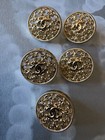 5 Chanel Gold Cc Logo Buttons Small 16mm