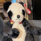 Ty Attic Treasures Easton Panda Bear 8  Vintage Jointed Good Fortune