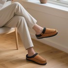 Athmile Slippers For Men Memory Foam Indoor Outdoor Moccasin House Shoes Slip   