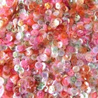 Sequins Mixed Transparent Iris 5mm Round Cup  pink  Aqua  Etc   1000 Pcs Loose