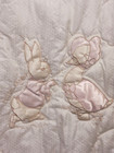 Vtg Peter Rabbit Quiltex Ruffled Crib Comforter Beatrix Potter Jemima Duck