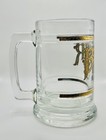 Vintage 22k Gold Leaf 5c Beer Glass 3d Effect Saloon Mug Stein Pint Bar Tavern
