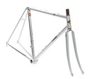 Cinelli Supercorsa Frameset 53cm C-t Silver Columbus Slx Rim Italy New Nos