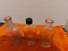 Vintage Old Glass Medical Bottles Clear 5 1 2 Tall X 3