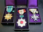 Set Of Wwii Japanese Medals Golden Kite 5th Rising Sun 5th Sacred Treasure 5th