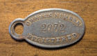 Altoona  Pennsylvania Pa Hite s 2510 7 Ave  Registered Charge Coin Key Fob Tag