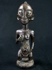 African Art Tribal Collection - Antique Luba Figurine - 24 Cms