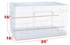 Lot Of 6 Breeding Flight Bird Cages For Aviaries Canaries Finch Lovebird Budgie 