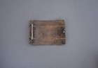 Large Vintage Navajo Sterling Silver Belt Buckle With Name - Gary - 3 5  X 2 5 