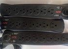 Apc P74 7-outlet Surge Protector Power Strip Lot Of 3 Used Working Condition