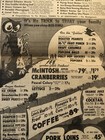 Vintage Red Owl Grocery Store Halloween Black Cat Witch Newspaper Ad 0c25