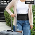 Money Belt   Passport Holder For Travel Black Secure Rfid Blocking Travel Wallet