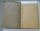 Vintage 1890-1900 Scrapbook With Embossed Cardboard Cover And Empty Pages