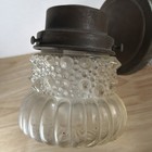 Vintage Arts   Crafts Heavy Brass  Out Door  Porch Light Fixture House Untested