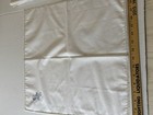 Vintage Embroidered Napkins Set Of 8 Pink Blue Flower Detail With Green Trim