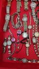 Lot Of 25 Vintage   Modern Women   s Fashion Bracelet Watches     Rhinestone Accents