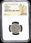 Armenia 1198-1219 Ad  Levon I Silver Tram Knights Templar Crusaders Coin  Ngc Au