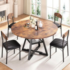 Round Dining Table Set For 4  Kitchen Table And Chairs For 4  Circle Table Round