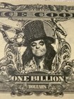 Alice Cooper Prop Billion Dollar Bills From The Inside 35th Anniversary