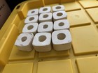 2 Inch Tall Ceramic Kiln Posts   1 Inch Square  Lot Of 12 