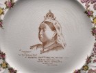 Antique Queen Victoria Diamond Jubilee 1897 Commemorative S b    S  Plate