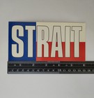 George Strait 2005 Vintage Vinyl Promo Sticker 6x3  