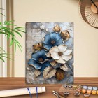 Paint By Numbers Kit For Blue Flowers  White Flowers Paint By Number For Adul   