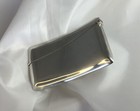 Antique Fine Hm Silver gilt    mappin   Webb    Curved Calling Card Case 1919