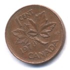 1978 Penny Queen Elizabeth Ii Cent Canada Canadian One Cent Coin  6729