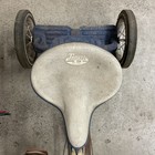 Troxel Tricycle Vintage Blue Frame White Seat Chrome Handlebars   Fenders Used