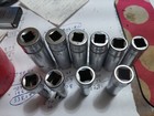 Snap-on Tools 6-point Metric 8mm - 17mm  sfsm8-sfsm17  Deep Socket Set 10pc Usa
