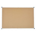 Dry Erase Board  Melamine  36 In  48 In  Aluminum Frame  White  Gloss  1nup6