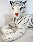 Melissa And Doug White Bengal Tiger Plush Stuffed Animal Jumbo Realistic