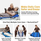 Nurturecare Upgrade 3-layer Positioning Bed Pad With Handles  Nylon  48 40 Large