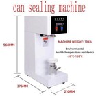 180w Electric Beverage Seal Machine Milk Tea Drink Bottle Sealer Cans Sealer New