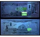 100 000 Unc Iraqi Dinars 2023 - 2 X 50 000 Iqd 100k - Verified Authentic