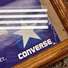 Vintage Converse Shooting Stars Poster Larry Bird Magic Johnson Dr J Nba 80s