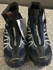 Salomon Snowcross 1 Winter Spiked Running Shoes Mens 9 5 New With Tags Blue Nice